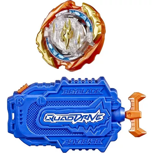 Pião Com Lançador Beyblade Quadstrike Modelos Sortidos