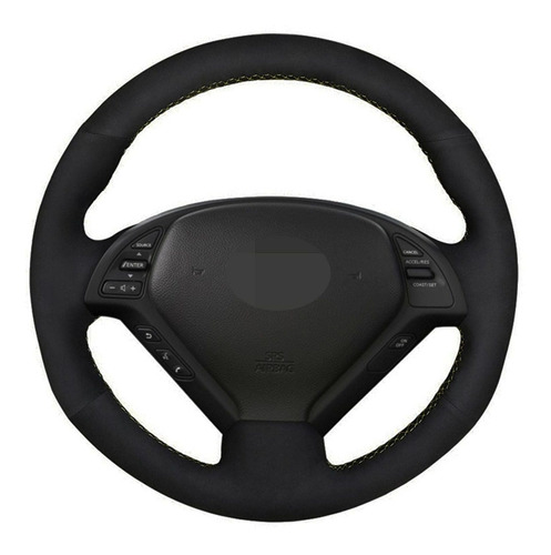 Povezon Funda Para Volante Automovil Gamuza Autentica Cosida