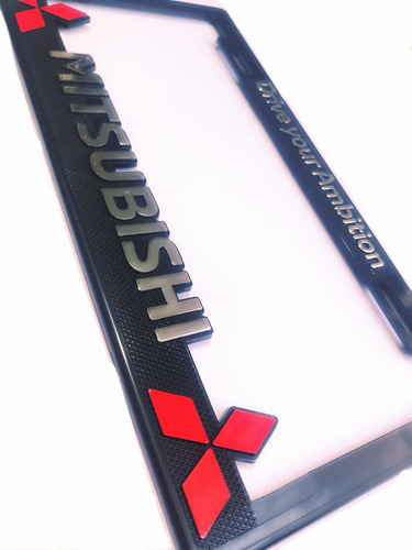 Imagen 2 de 4 de Par (2) Portaplaca Mitsubishi Lancer Outlander Mirage Asx