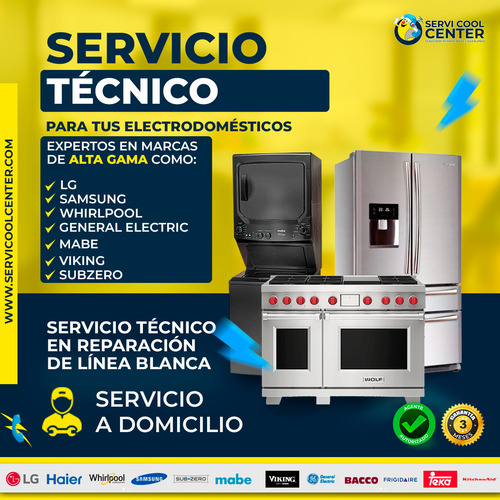 Servicio Técnico Mabe Ge De Neveras Y Lavadoras Serviplus