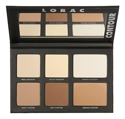 Paleta De Contorno Y Pincel De Contorno Lorac Pro | Polvos D