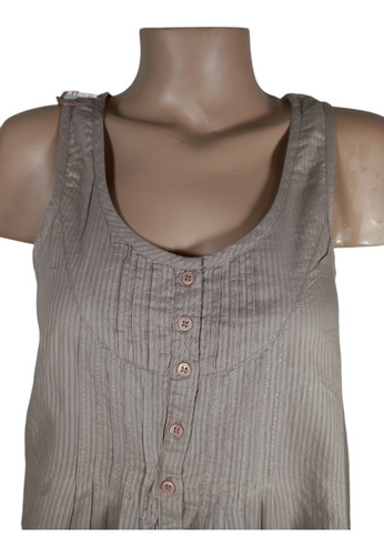 Imagen 2 de 7 de Musculosa Mujer Elvie Algodon Super Fresca Belgrano Anaandi