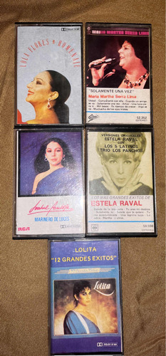 Cassette Audio Original Lote 5,  Voces Femeninas D Colección