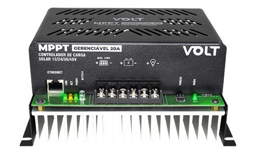 Controlador De Carga Solar Mppt Mpower 20a Gerenciavel