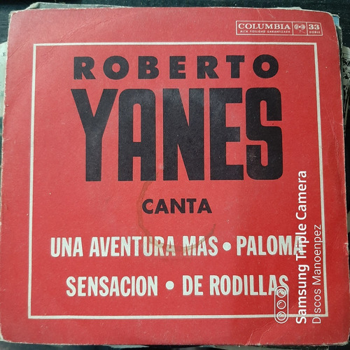 Simple Sobre Roberto Yanes Canta... Columbia C24
