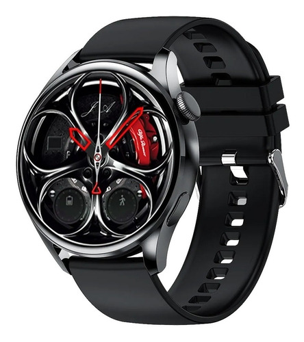 Reloj Inteligente Smartwatch Gt5 Nfc Siri Carga Inalámbrica Color de la caja Negro Color de la malla Negro Color del bisel Negro