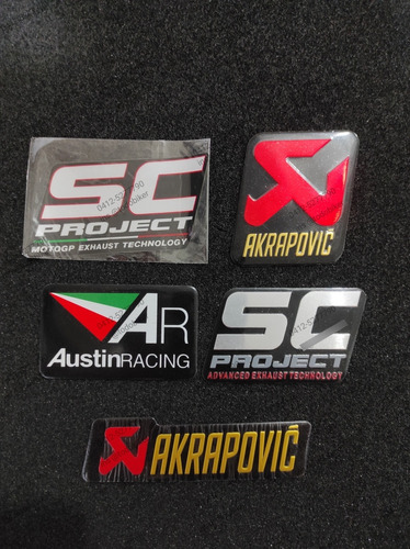 Emblema De Escape Racing Logo Stickers Sc Project Austin Ra