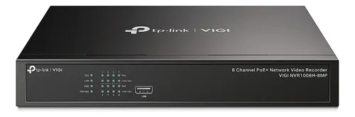 comprar Nvr Gravador Tp-link 4k 8mp 8 Canais Poe+ Vigi Nvr1008h-8mp 127\u002F220v
