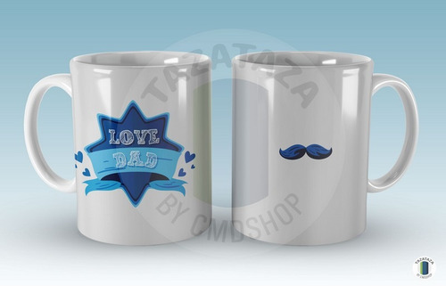 Imagen 8 de 10 de Taza Mug Día Del Padre. Father's Day. Happy Day. Regalo