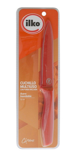 Imagen 2 de 4 de Cuchillo Multiuso Ilko 13cm Chroma Acero Inoxidable