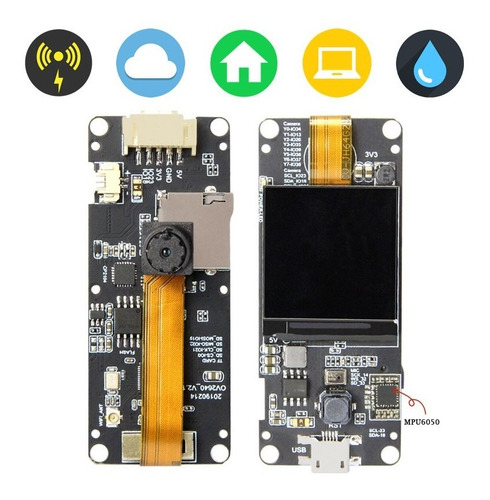 Imagen 6 de 7 de Ttgo T-camera Plus Esp32 Spram Camara Mpu6050 Mic Wifi Sd Bt