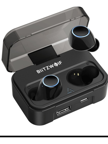 Fone de ouvido in-ear sem fio BlitzWolf BW-FYE3 preto