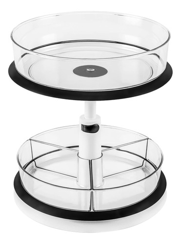 Organizador De Mesa Giratoria Lazy Susan De 2 Niveles, Estan