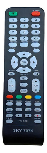 Controle Remoto Compativel Tv Led Lcd Cce 32,39,42,47,49 Pol