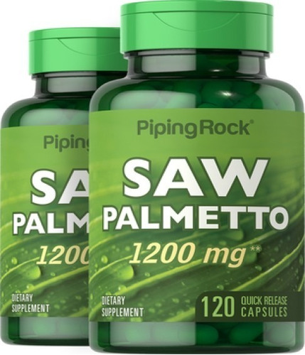 Saw Palmetto , 1200 Mg X Capsula, 120 Unidades, Pipping Rock