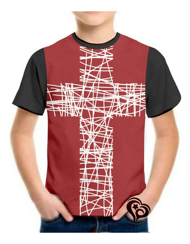 Camiseta Jesus Gospel Evangélica Masculina Infantil Crv