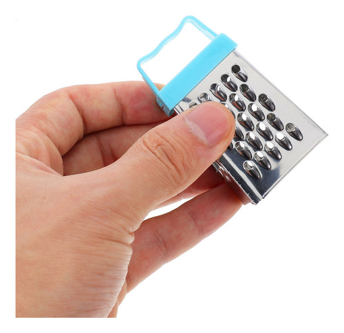 Mini Rallador De Queso De Acero Inoxidable, 6 Unidades, Caja