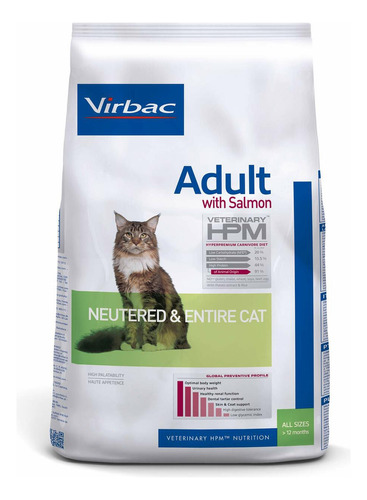 Alimento Gato Hpm (virbac) Adulto 1,5 Kg