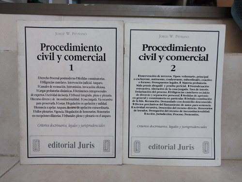 Derecho Procedimiento Civil Y Comercial 2ts Jorge W. Peyrano