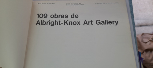 109 Obras De Albright Knox Art Gallery (usado)