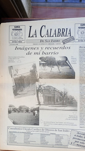 La Calabria De San Isidro N° 43 Diario / Periódico (Usado)