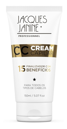 Cc Cream Capilar 15 Em 1 Jacques Janine! Lançamento!