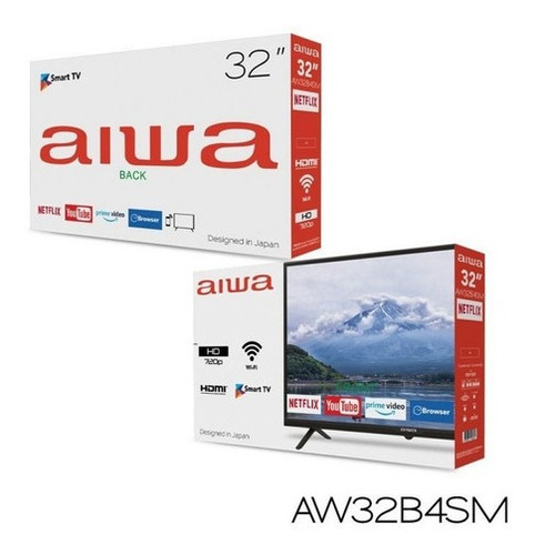 Imagen 1 de 3 de Smart Tv Aiwa 32 Pulgadas Wifi Hdmi Delivery Garantía Netfli