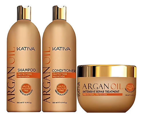 Sha+acond+masc Kativa Argan Oil