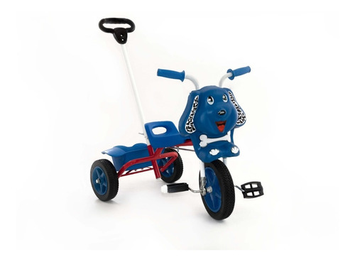 Triciclo Infantil Con Manija Direccional Y Canasto