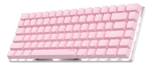 Teclado Mecánico Switch Red - Ajazz Ak-33 Sakura Pink Color del teclado Rosa Idioma Inglés US