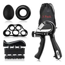 Comprar Ejercitador De Dedo Fortalecedor De Agarre Mano Elastica Kit