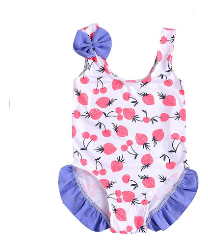 Trajes De Baño Bikini Bowknot Creative Beach Para Niños Y Ni