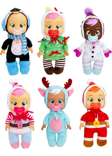 Muñeca De Bebé 23 Cm Lágrimas Reales Pijama Muñeco Nieve