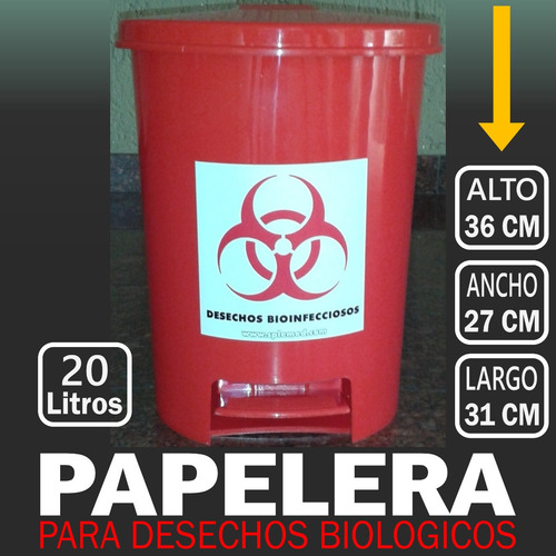 Papeleras Para Desechos Patológicos Por Unidad