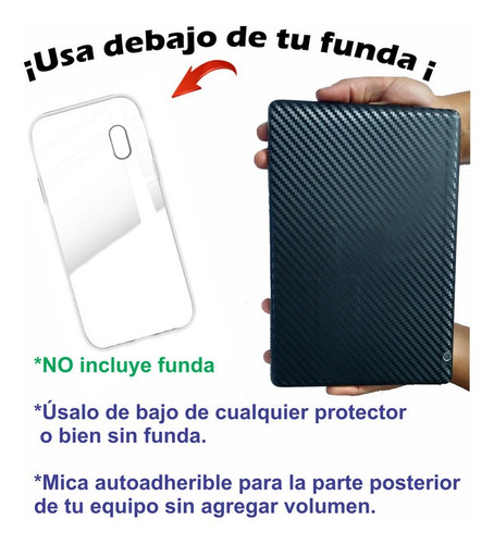 Mica Tablet Tab A 8.0 Sm_p355 Fibracarbono/no Cristal