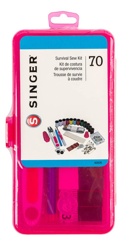 Singer 40006 Kit De Costura De Supervivencia, Rosa