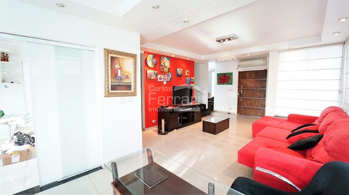 Imagem 15 de 15 de Casa Maravilhosa De 4 Pisos 3 Dorm, Elevador, Piscina Aquecida ,iluminada ,próximo Ao Clube Guapira - Cf40994
