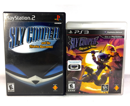 Set Ps2 Sly Cooper, Ps3 Sly Cooper Thieves In Time