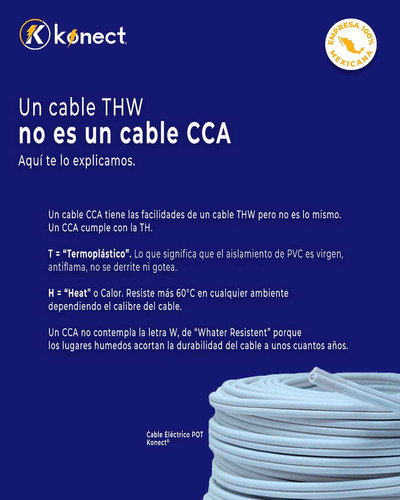 Cable Electrico Cca Calibre 8 Verde Rollo 100m Konect