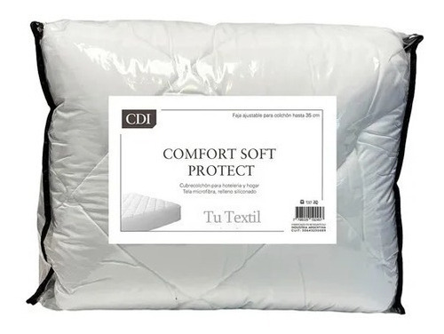 Cdi Cubre Colchon Tipo Sabana Ajustable 140x190 Matelaseado