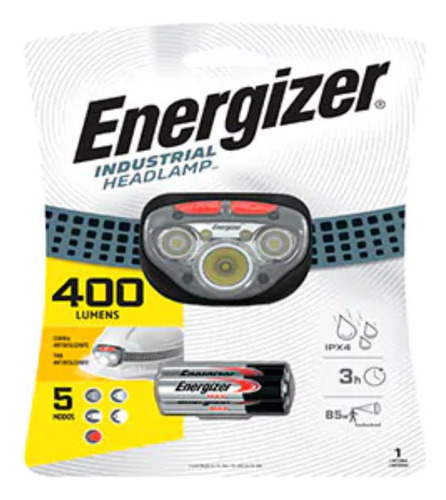 Linterna Frontal Industrial 400 Lumens, Energizer