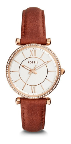 Fossil Carlie Terracotta Leather Es4428 ........... Dcmstore