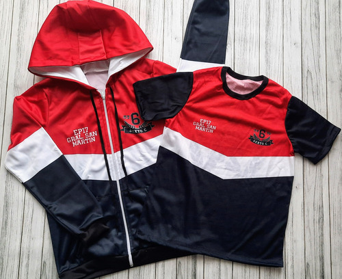 Campera + Remera Egresados Primaria Secundaria Combo 14