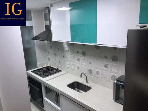 Imagem 7 de 22 de Apartamento No Khome São Ccaetano Planta 3 Dormitórios Com Varanda Gourmet - Khome520 - 71128584