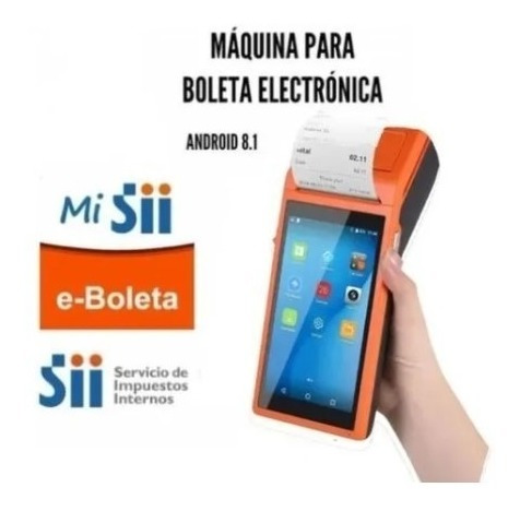 Mini Máquina Pos De Android Móvil Con Impresora