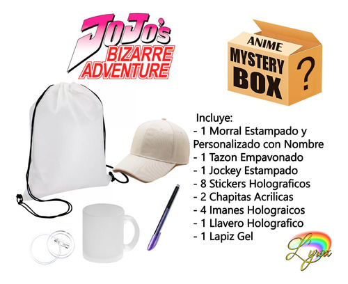 Jojos Bizarre Adventure Mystery Box Tazon Jockey Chapita 