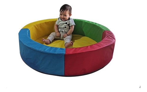 Alberca Para Bebe 100cmx20cmx10cm + 50 Pelotas + Colchoneta