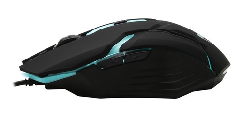 Kit de teclado e mouse gamer Evolut EG-50 Português Brasil de cor preto