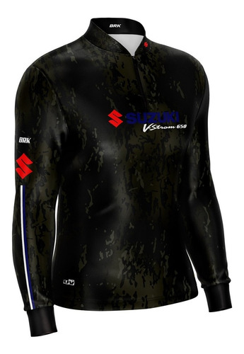 Imagem 6 de 7 de Camiseta Brk Motociclismo Suzuki Vstrom 650 Com Fpu 50+