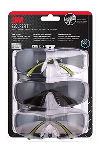 3m Sf400g-wv-6 secure-fit 400 gafas De Protección